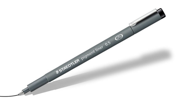 Staedtler Pigment Liner Pen 0.3mm Line Black (Pack 10) - 30803-9 - UK  BUSINESS SUPPLIES – UK Business Supplies