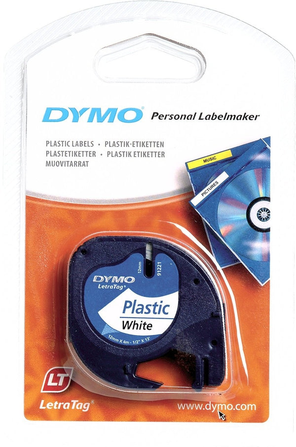 Black on White Label Tape Compatible for DYMO D1 45803 S0720830 19mm by  P-Dymo : : Office Products