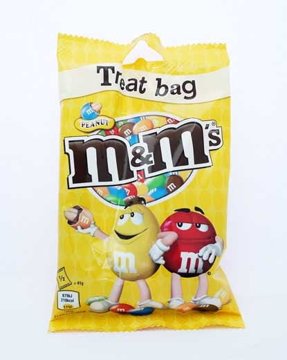 M&M's Chocolate Treat Bag 82g (1 x 82g) < M&Ms < Large Bags