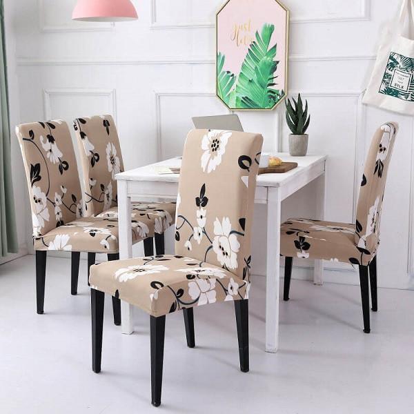 Stretch Washable Removable Chair Covers for Dining Room|Decoration