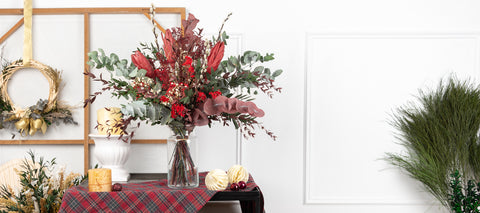 Navidad Auro Floral - flores preservadas - ¡Eleva tu Navidad!