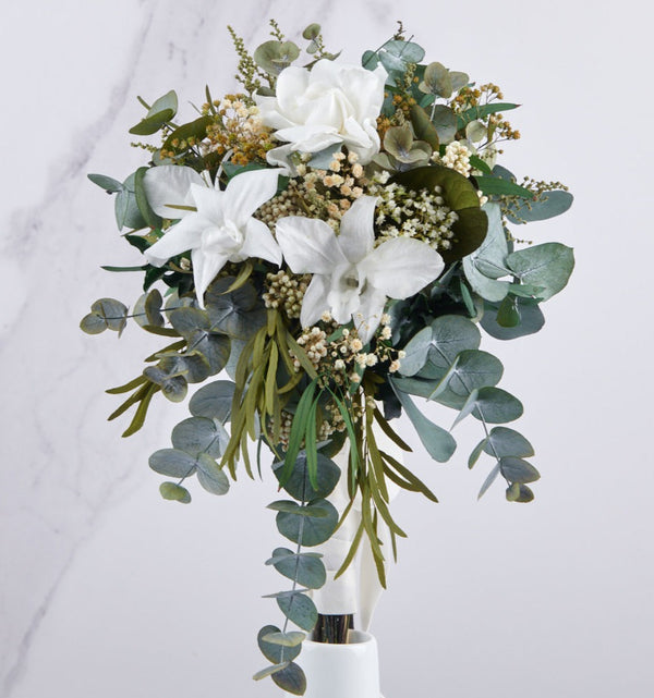 Porta alianzas de flores preservadas - Camomile Bouquet