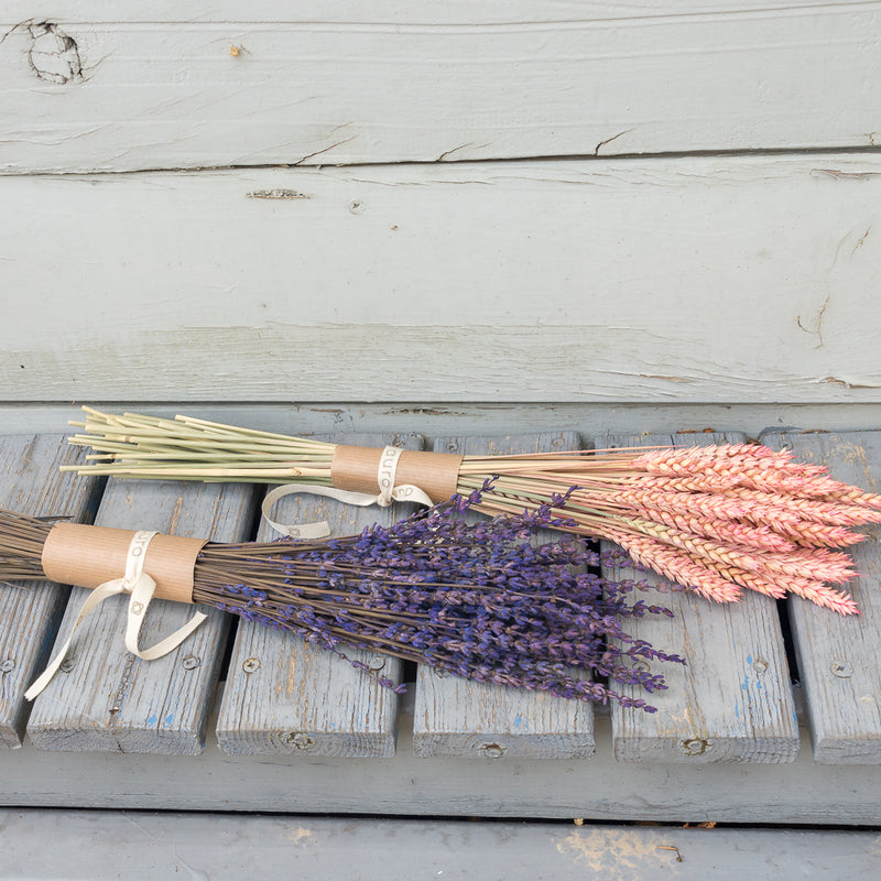 lavanda y espigas preservadas · Decora con flores – auro floral stories