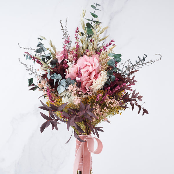 RAMO DE NOVIA FLOR PRESERVADA SILVESTRE – Ferini Estudio Floral