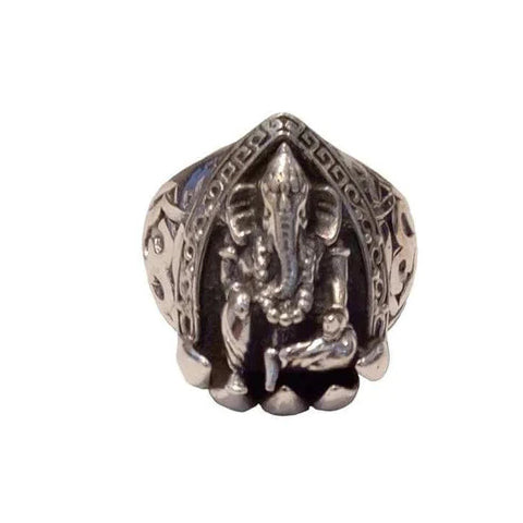 Sterling Silver Ganesha Ring