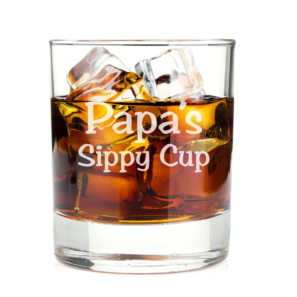 Papa's Sippy Cup Whiskey Glasses Bridal Shower Favors