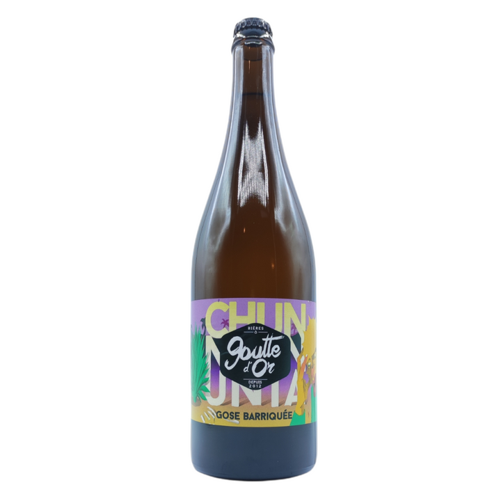 Chunta Passion  Brasserie de la Goutte dOr  4.6°  Bière élevée en Barrique - La Plante Du Loup