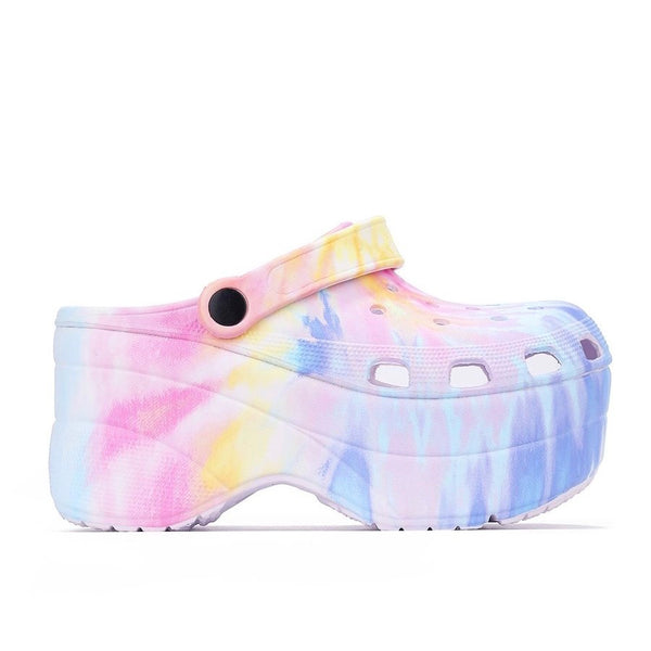 Pastel Platform Sandals – Croc Style