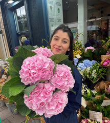 Anna with Hydrangea