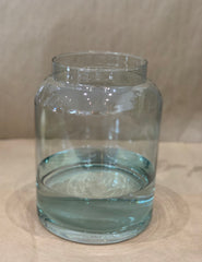 Glass vase with water