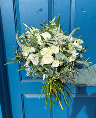 White & Green Bridal bouquet