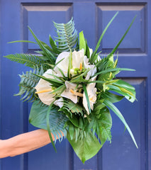 Tropical bridal flowers