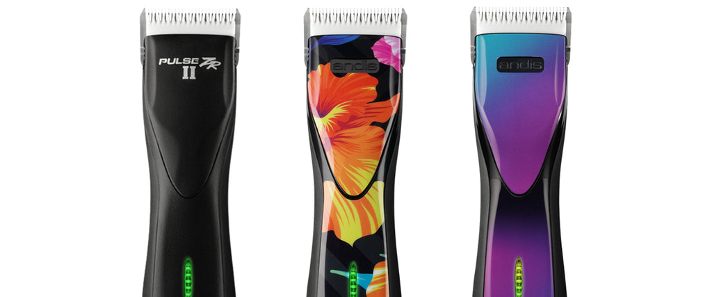 Andis Pulse ZR II Clippers - Black, Galaxy and Flora colours