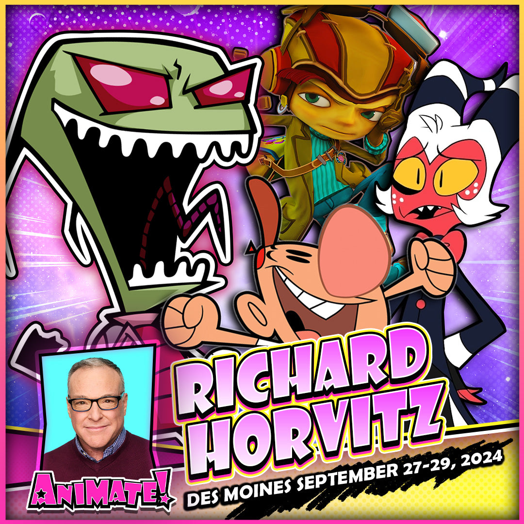 2024-ANIMATE-Des_Moines-GUEST ANNOUNCEMENT-Richard_Horvitz.jpg__PID:d2006998-61a6-45e3-bf7a-2eca6780a3ba