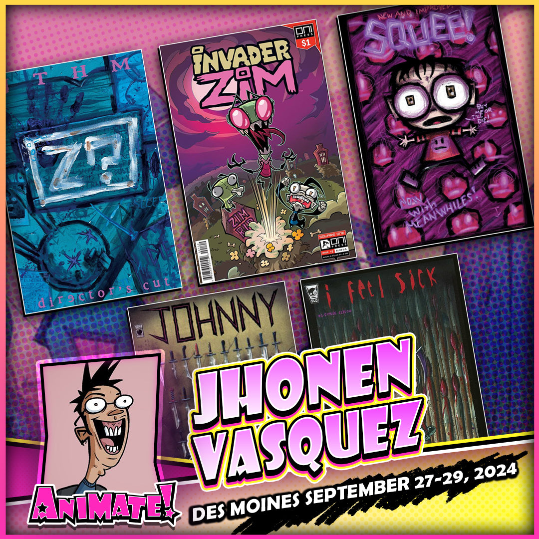 Jhonen Vasquez at Animate! Des Moines All 3 Days