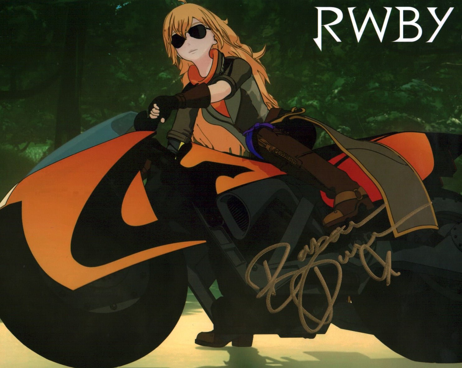Barbara Dunkelman RWBY 8x10 Photo Signed JSA Certified Autograph