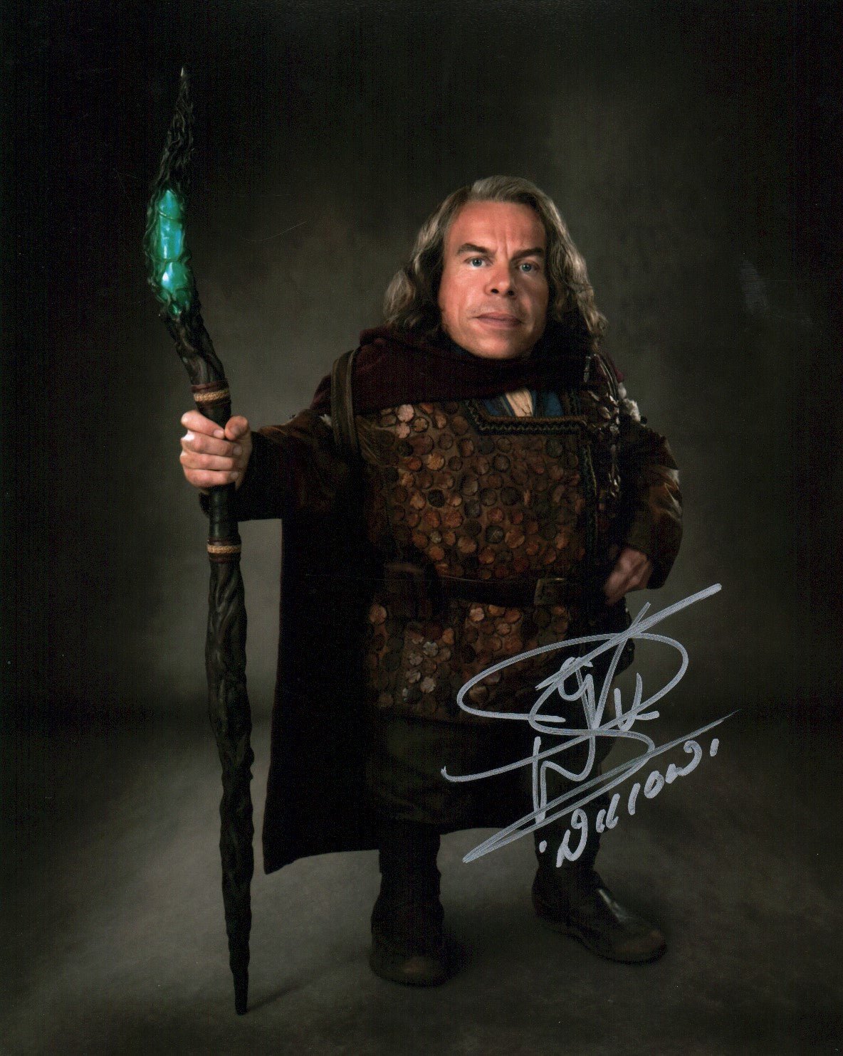 Warwick Davis Willow 8x10 Signed Photo JSA Certified Autograph