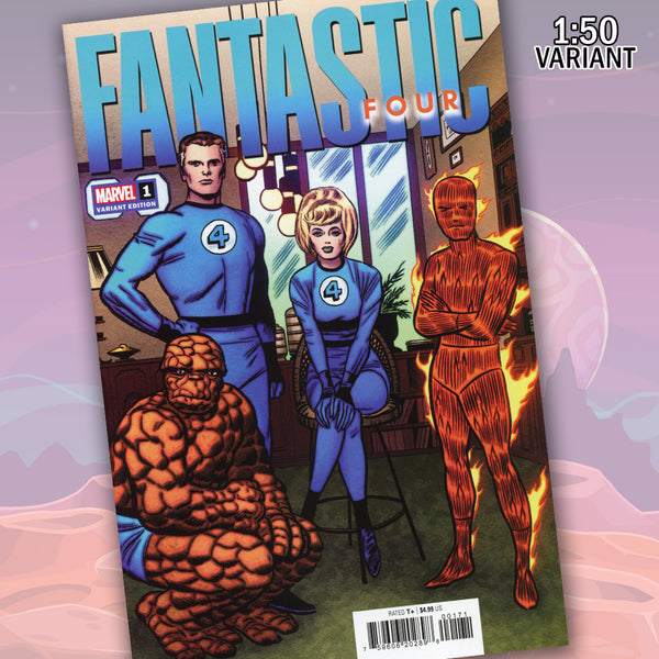 Marvel Fantastic Four #1 (2022) Jack Kirby 1:50 Variant Edition Comic