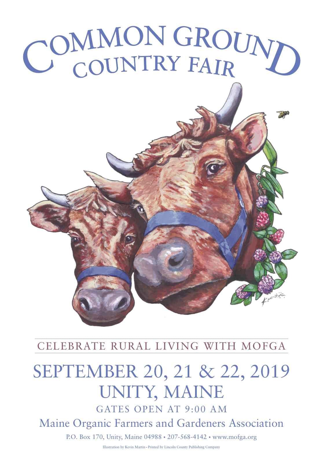 2019 Common Ground Country Fair Poster MOFGA's Online Country Store