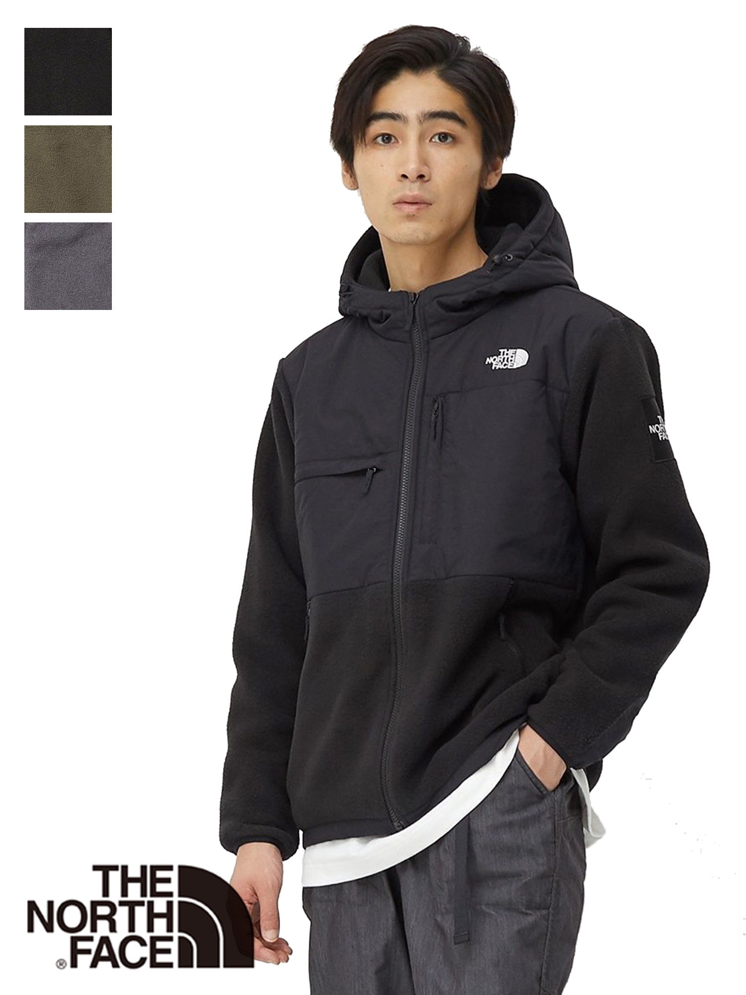 新品ノースフェイスフリースパーカー160 S M The North Face