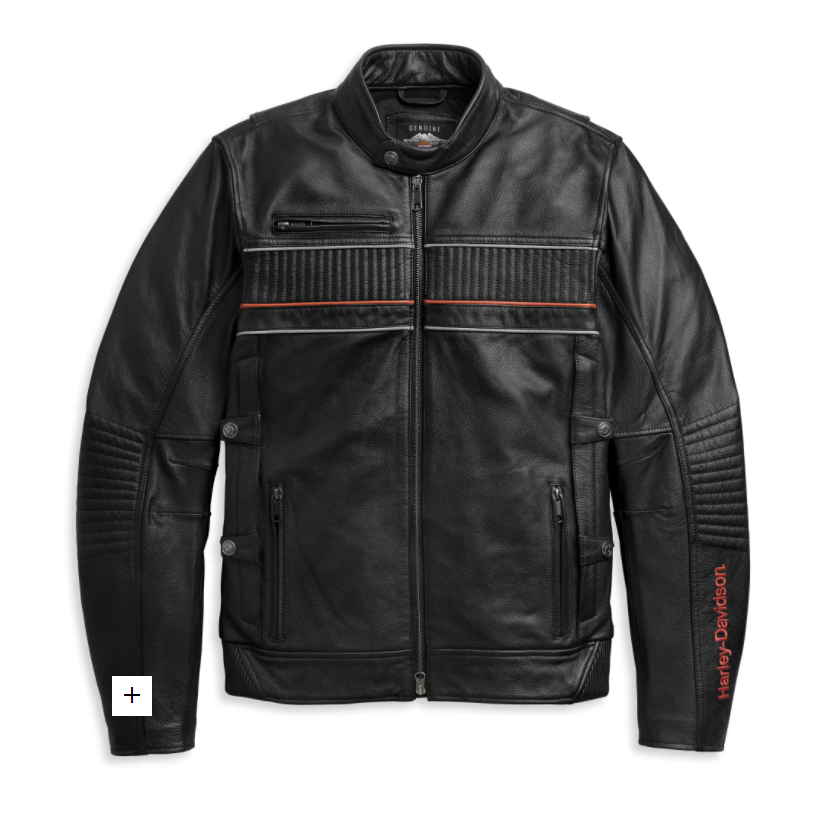 21.harley davidson men s I-94 leather jacket