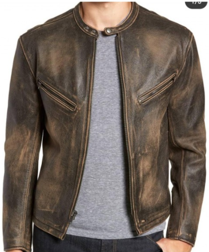 32.mozri 100 genuine leather jacket for men s