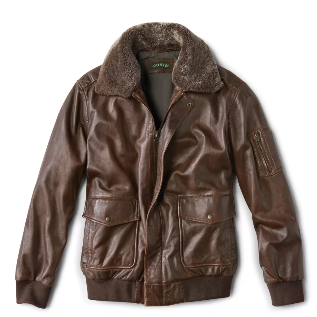 34.orvis spirit 2 leather jacket