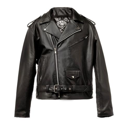 50.the alley chicago leather biker jacket