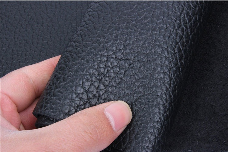 top grain leather detail