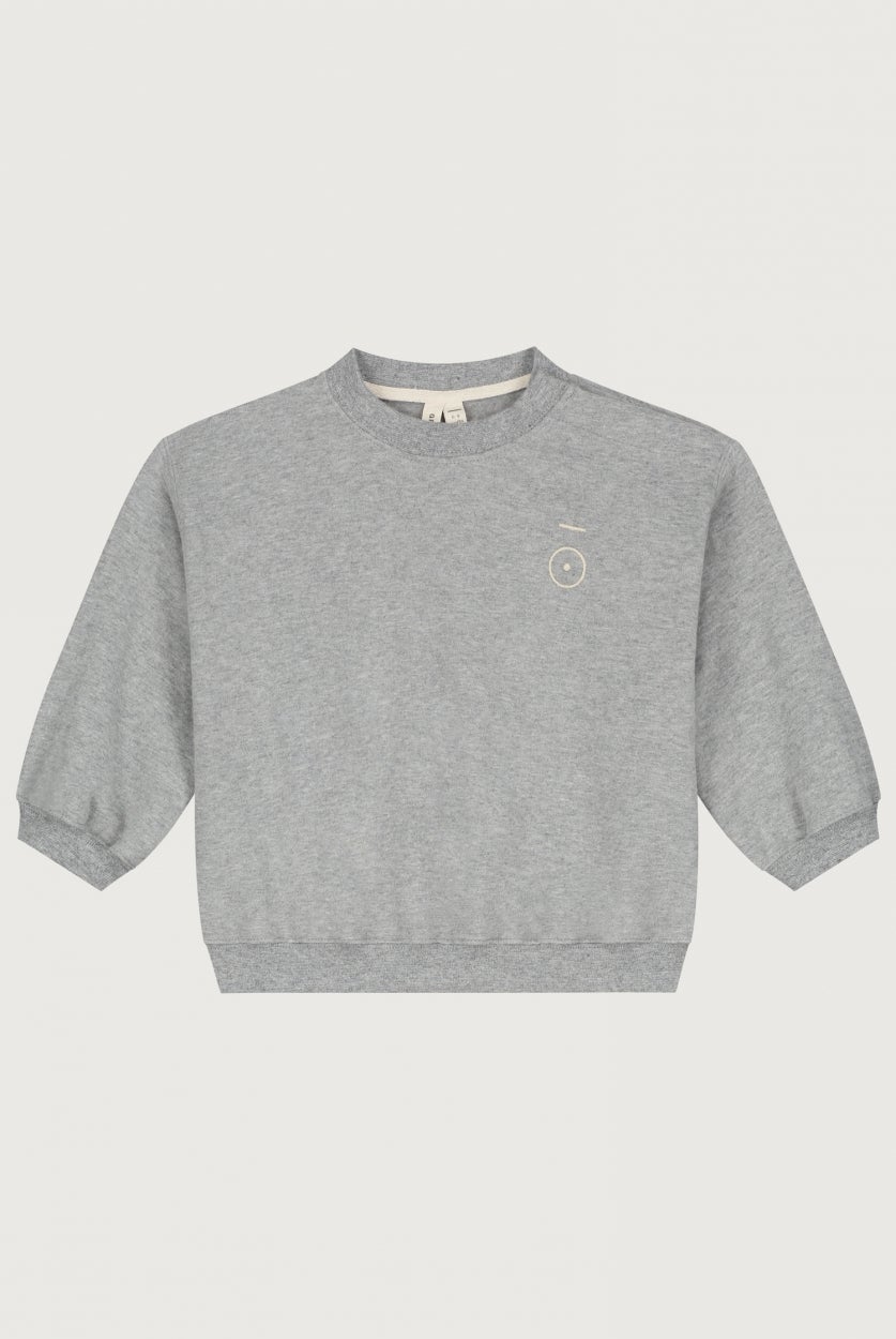 Baby Dropped Shoulder Sweater Grey Melange 