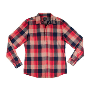 WSL Men's Flannel Shirt (Red)