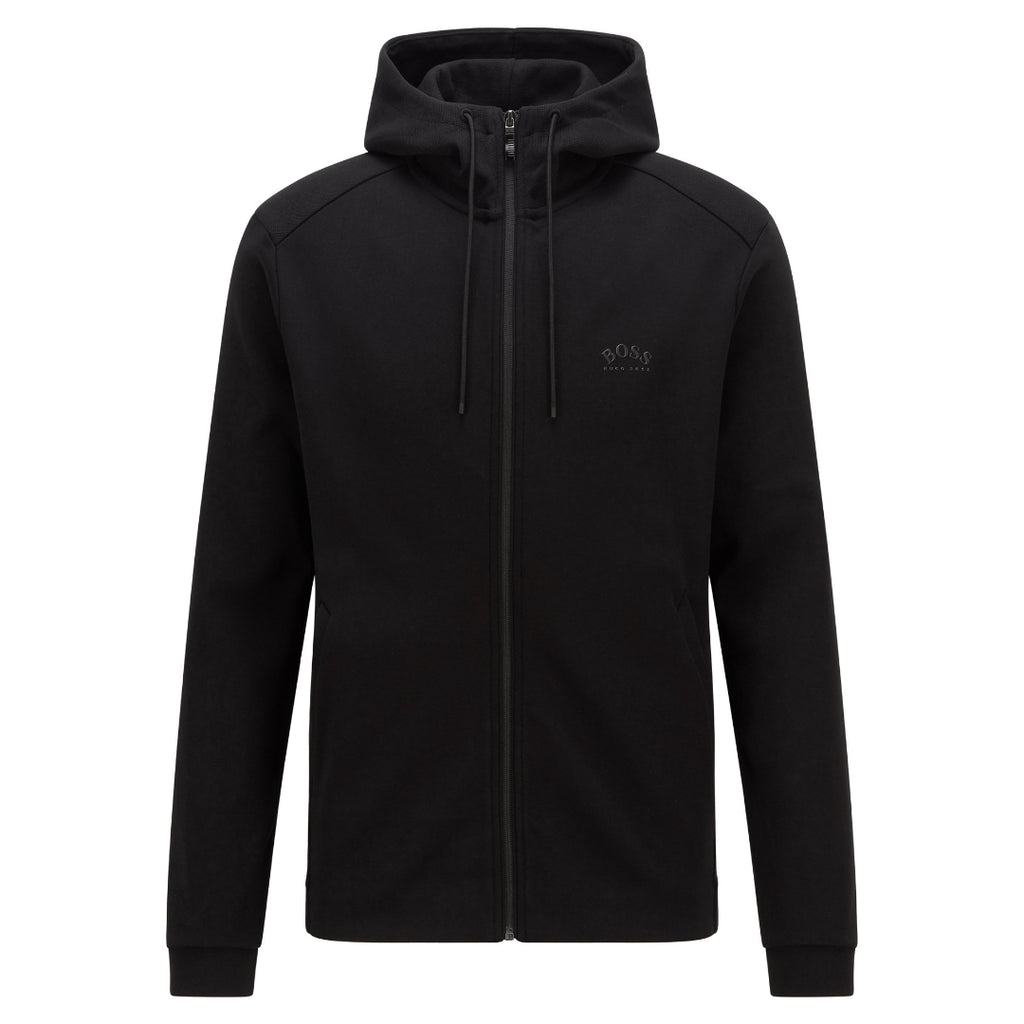 hugo boss saggy hoodie black