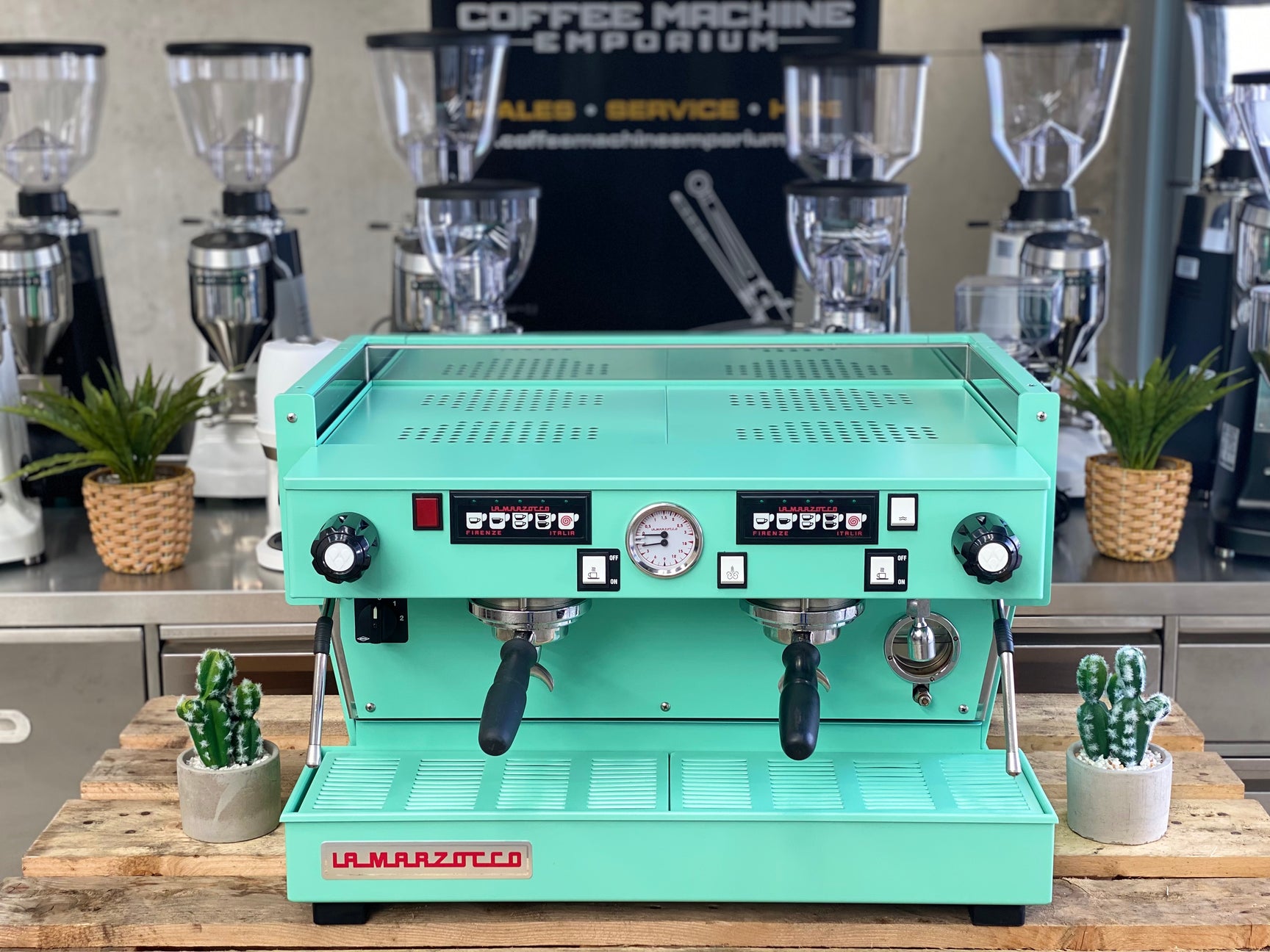 La Marzocco Linea Classic AV 2 Group Coffee Machine Mint