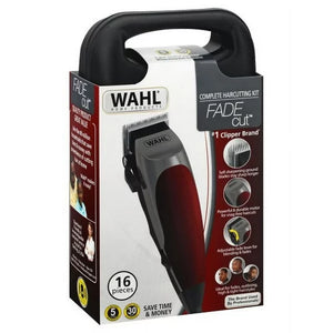 NEW WAHL FADE Cut Hair Cut Clippers Complete 16-Piece Hair Cutting Kit - TheDSshop