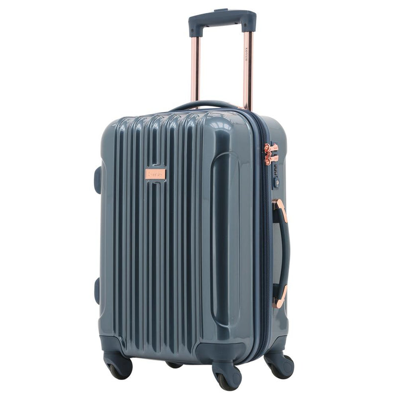 kensie metallic luggage set