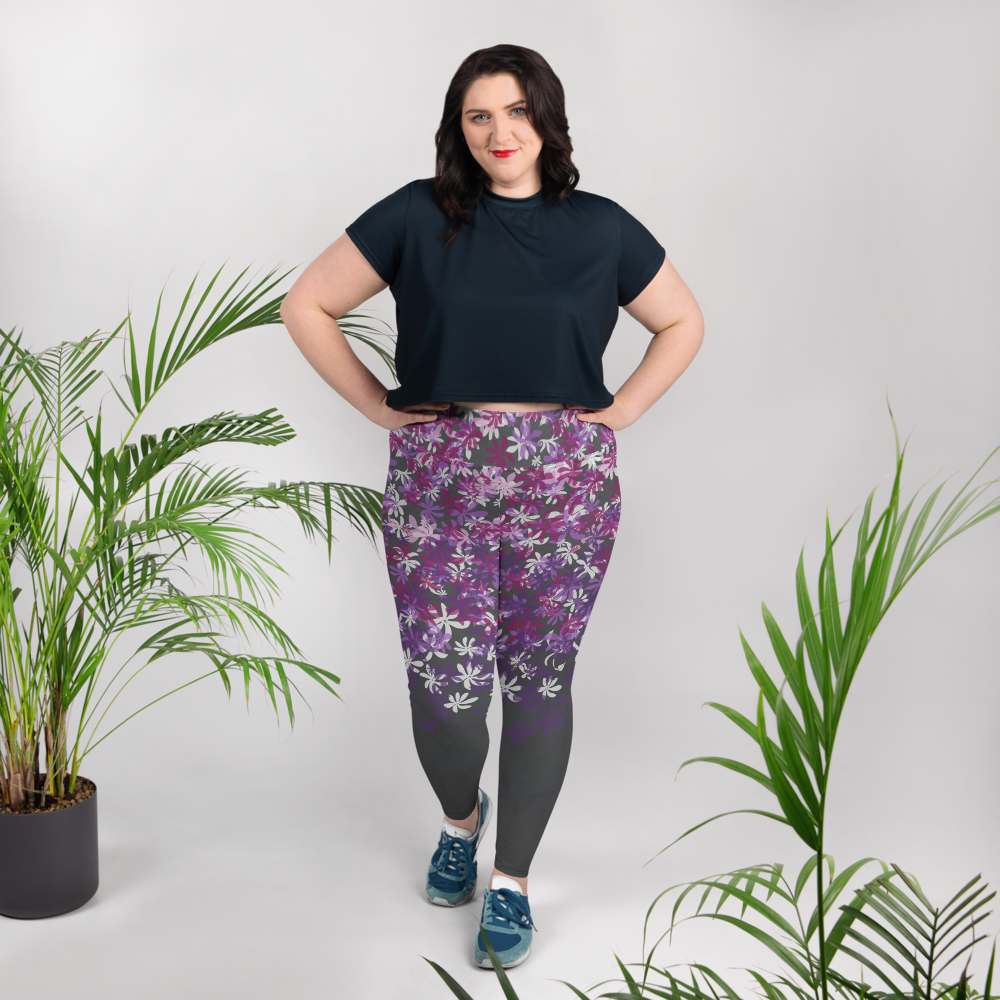 Many All-Over Print Plus Size Leggings