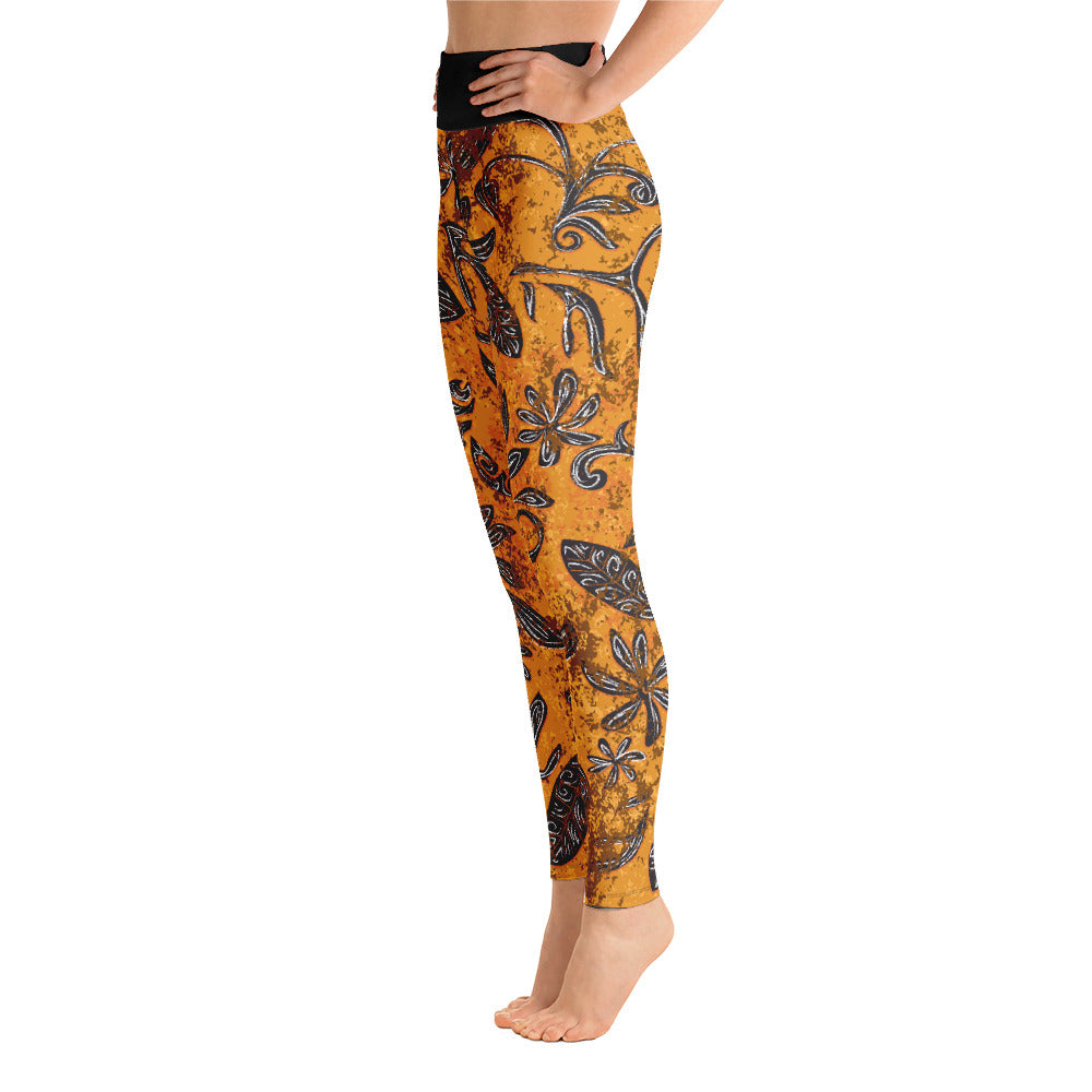 Yoga Leggings - Tonga – Black Pearl Designs