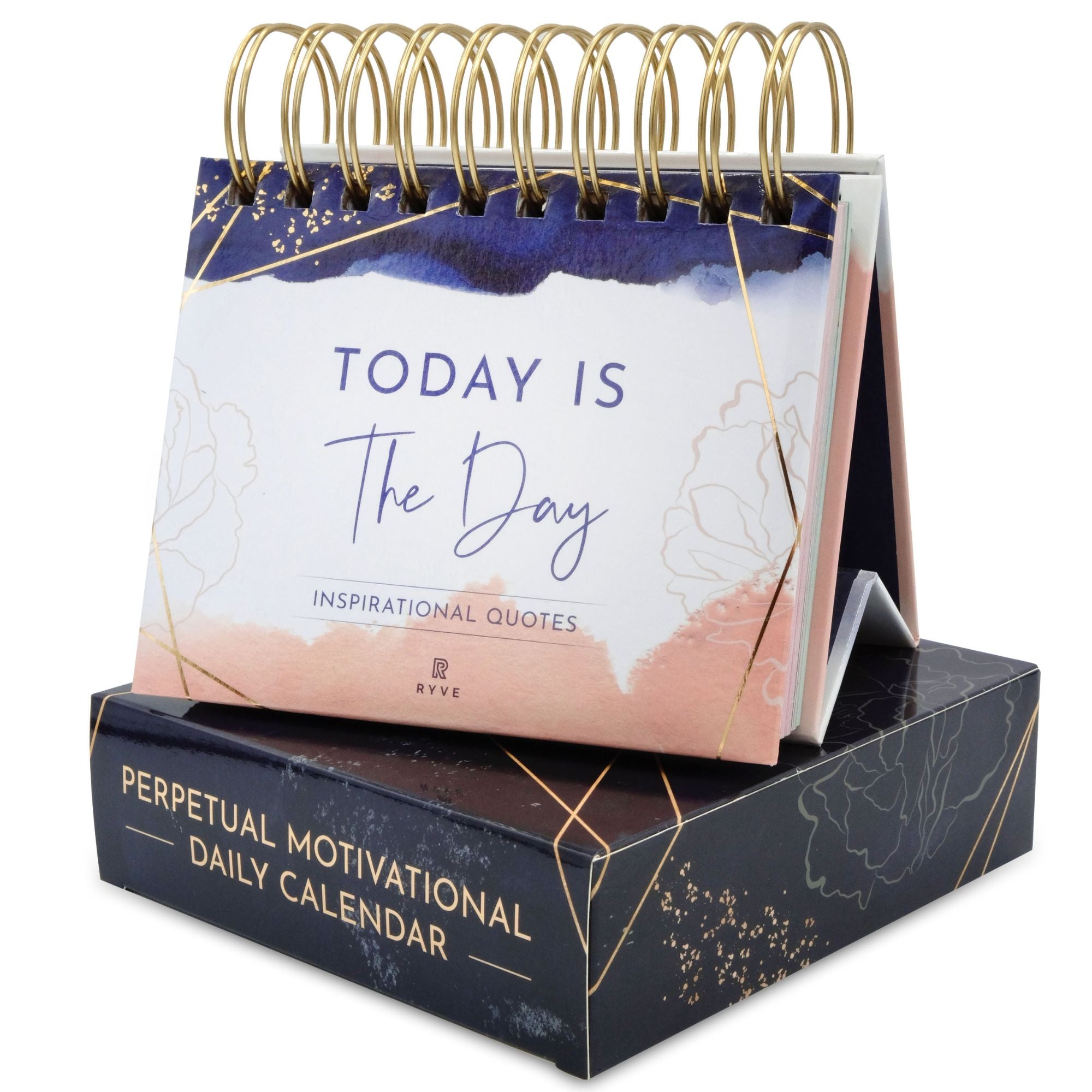 Motivational Desk Calendar (Blue) RYVE