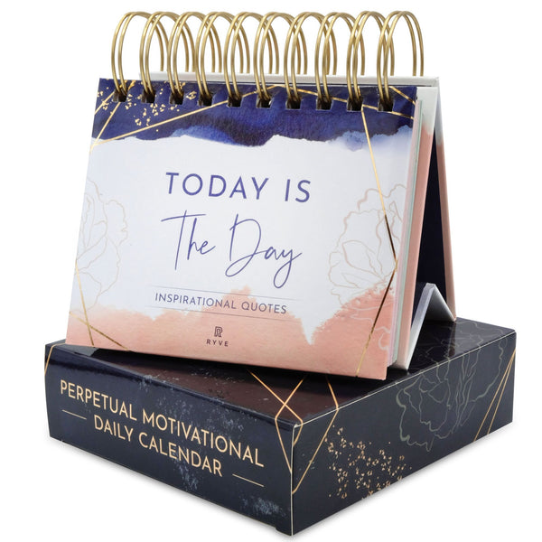 Motivational Desk Calendar (Blue) – RYVE