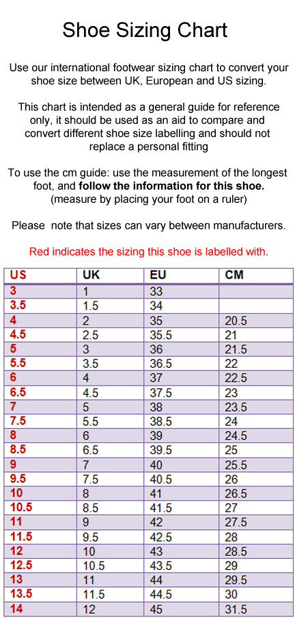 Capezio Tap Shoe Size Chart