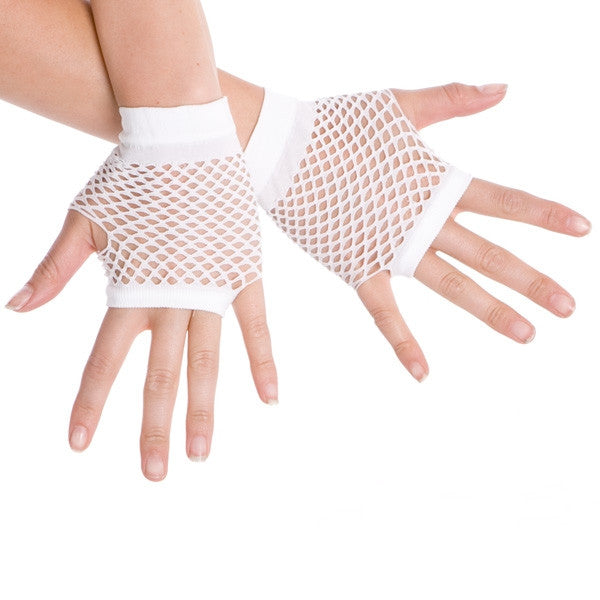 white gloves fingerless