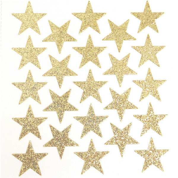 Clearance Bling Glitter Stickers Large Star Sheet 31mm Stars 11 Co