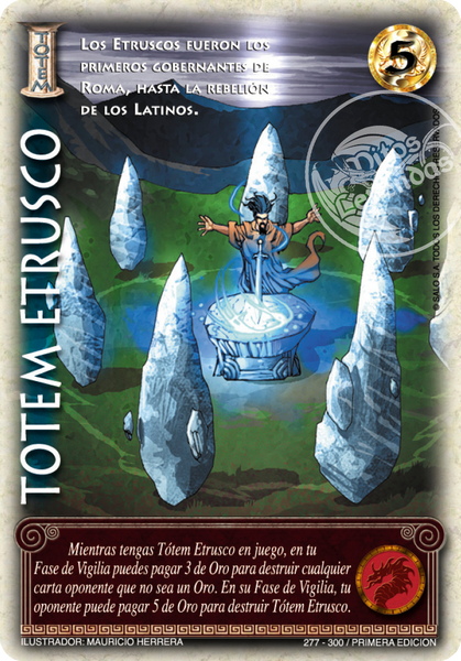 Tótem Etrusco, Leyendas | Devastation Store