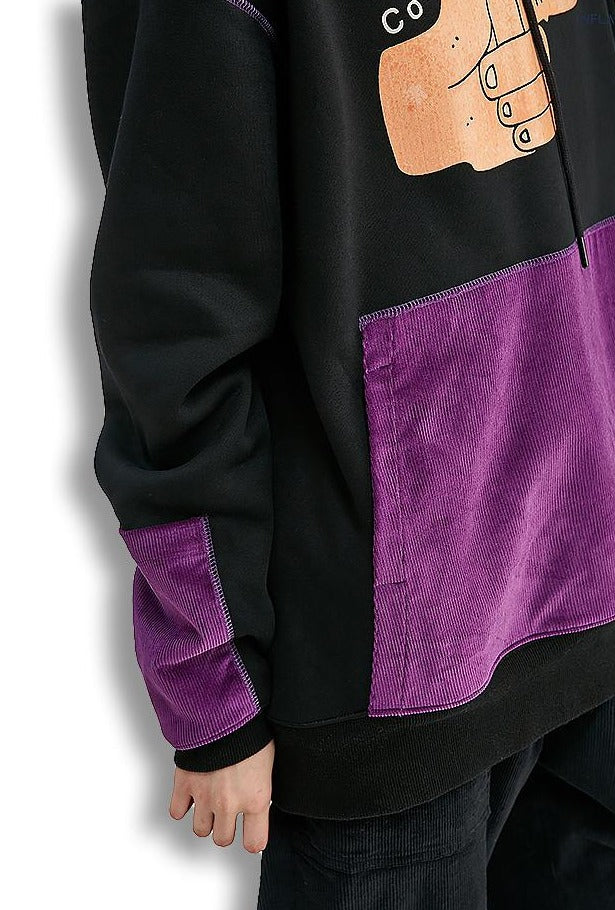 Design hoodie streetwear patchwork hoodie streetwear large impression