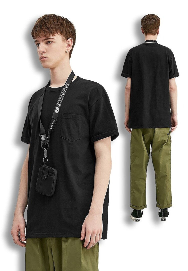 T-shirt 100% coton t-shirt casual col rond t-shirt classique