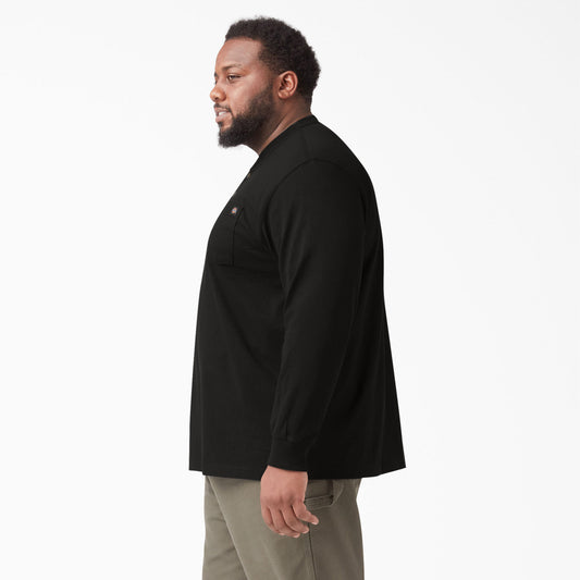 Ben Davis Heavy-Duty Long Sleeve Pocket T-shirt - Black — Dave's New York