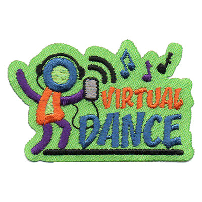 Virtual Dance Party Iron-On Patch