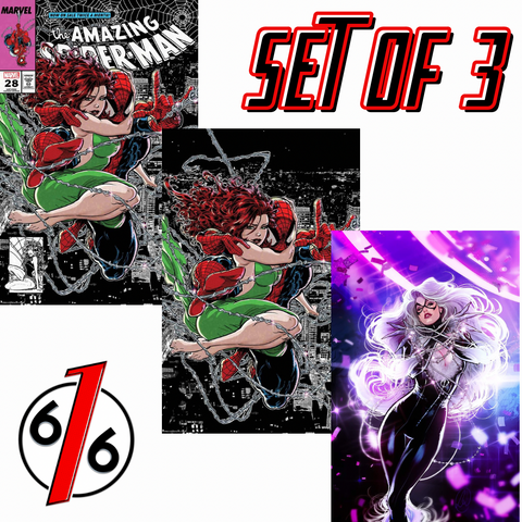 [FOIL 3 PACK] SCARLET WITCH (#4, ANNUAL #1, AVENGERS #1) UNKNOWN COMICS  DAVID NAKAYAMA & NATHAN SZERDY EXCLUSIVE VIRGIN VAR (06/21/2023)