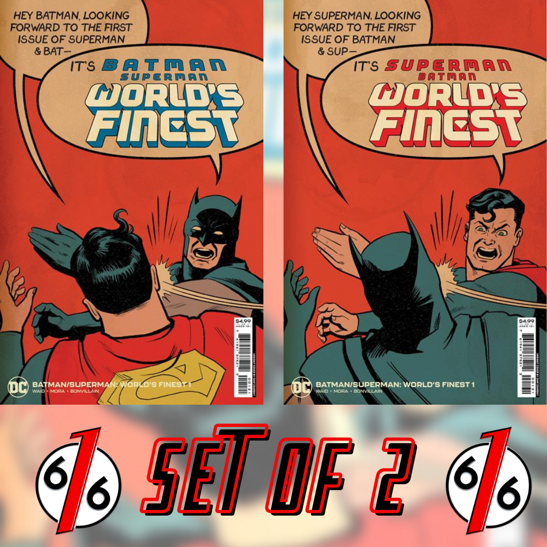 BATMAN SUPERMAN WORLDS FINEST #1 ZDARSKY Slap Battle 1:25 Ratio Varian –  The 616 Comics