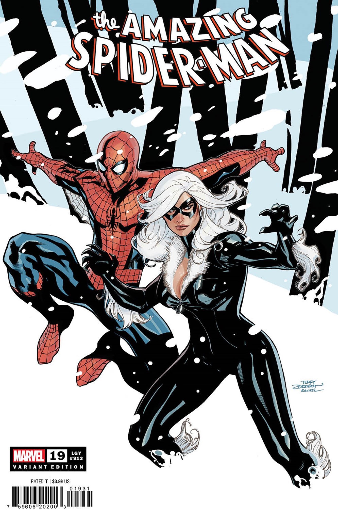 AMAZING SPIDER-MAN 19 TERRY DODSON 1:25 Ratio Variant BLACK CAT – The 616  Comics